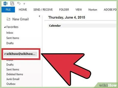 Schakel de afwezigheidsassistent in of uit in Microsoft Outlook Stap 1