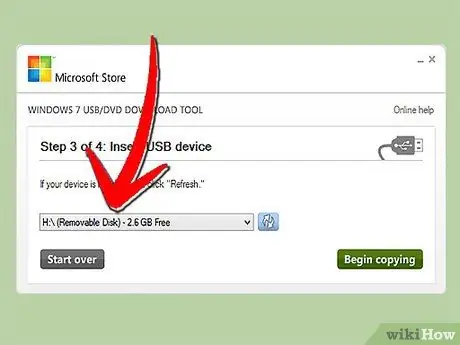 قم بإنشاء محرك أقراص USB قابل للتشغيل بنظام التشغيل Windows 7 أو Vista ، الخطوة 7