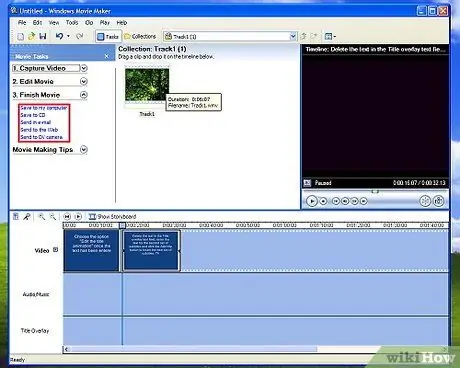 Afegiu subtítols a una pel·lícula al Windows Movie Maker Pas 8