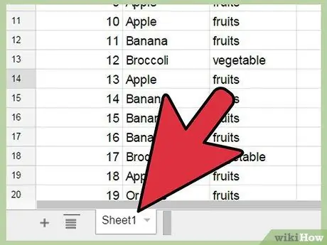 Paghahanap Sa Loob ng isang Google Docs Spreadsheet Hakbang 2