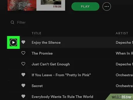 Prikaz pjesama na Spotifyju na PC -u ili Mac -u Korak 7