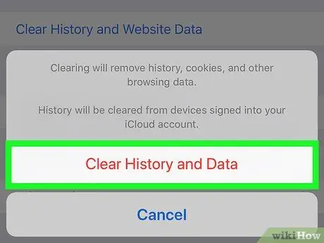 Cancella i cookie del browser Passaggio 61