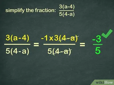 Simplifiqueu les fraccions algebraiques Pas 10