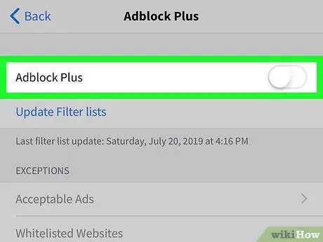 გამორთეთ AdBlock ნაბიჯი 20