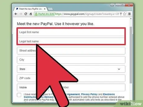 Configurazione di un conto PayPal Passaggio 4