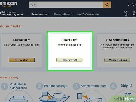 Kembalikan Item ke Amazon Langkah 7