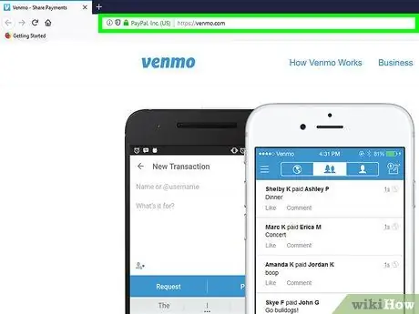 Venmo -tilin poistaminen PC- tai Mac -tietokoneelta Vaihe 1