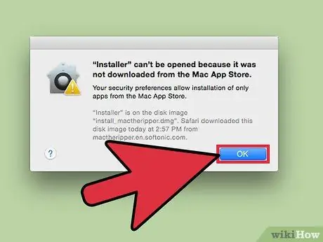 Installieren Sie Software von unsignierten Entwicklern auf einem Mac Schritt 2