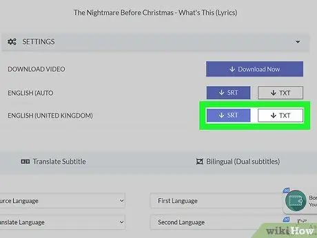 Mag-download ng Mga Subtitle ng Video sa YouTube Hakbang 6