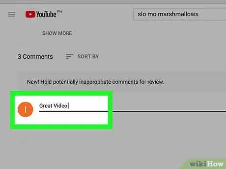 Leave Comments on YouTube Step 14