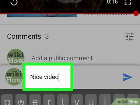 Leave Comments on YouTube Step 7