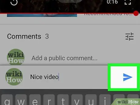 Leave Comments on YouTube Step 8