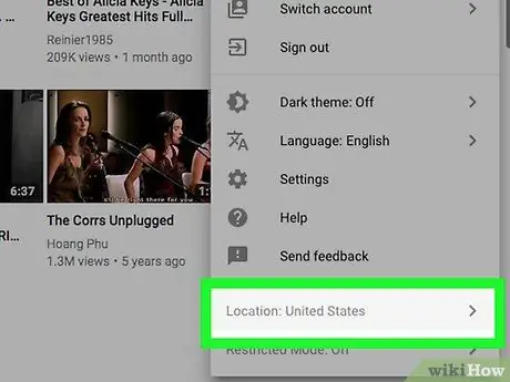 Փոխեք ձեր երկիրը YouTube- ում Քայլ 3