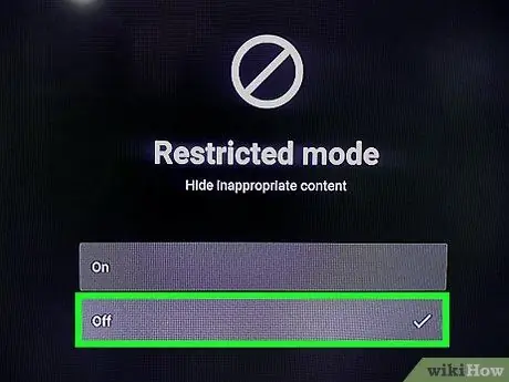 Turn Off YouTube Restricted Mode Step 16