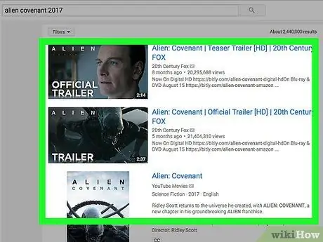 Teljes hosszúságú filmek keresése a YouTube -on 14. lépés