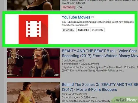 Найдите полнометражные фильмы на YouTube Шаг 4