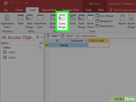 ใช้ Microsoft Access ขั้นตอนที่ 12