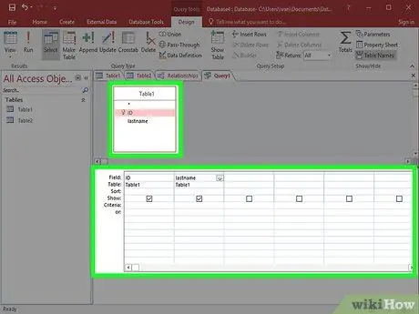 Microsoft Access Adım 14'ü kullanın