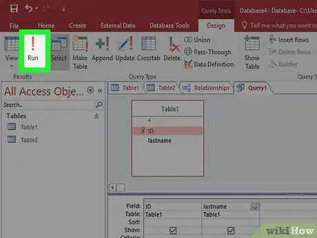 Använd Microsoft Access Steg 16