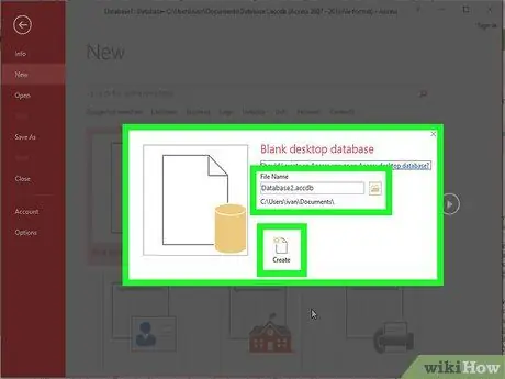 Microsoft Access Adım 2'yi kullanın