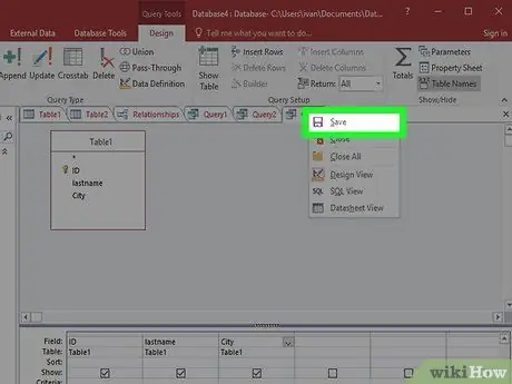 ใช้ Microsoft Access ขั้นตอนที่ 26