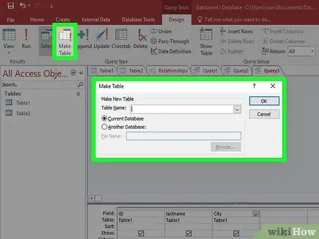 Microsoft Access Adım 27'yi kullanın