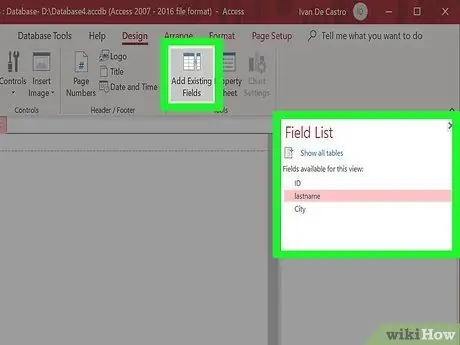 Microsoft Access Addım 44 istifadə edin