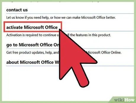 Activați Microsoft Office 2010 Pasul 5