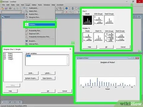 استخدم برنامج Minitab الخطوة 11