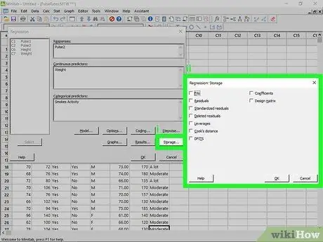 Utilice Minitab Paso 21