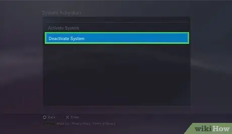 Deaktivirajte PS3 Korak 8