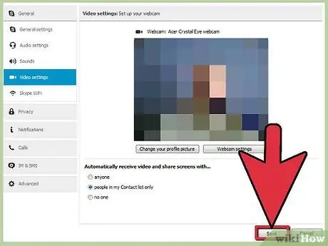 Videoklets op Skype Stap 2