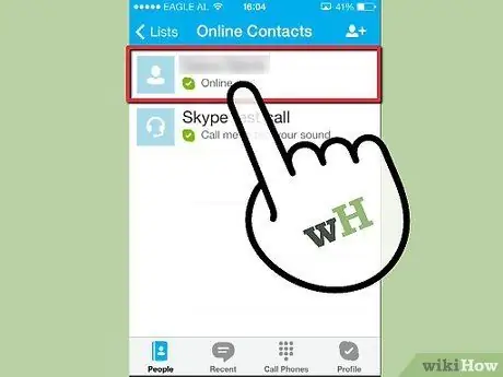 Chat video pe Skype Pasul 7