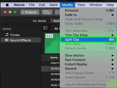 ตัดวิดีโอใน iMovie ขั้นตอนที่ 9