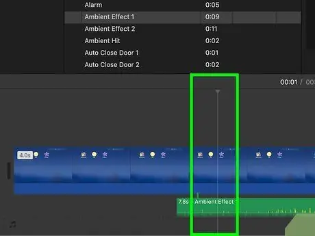 Retalla vídeos a l'iMovie Pas 3