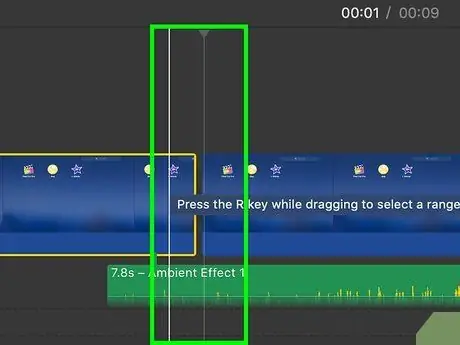 Izrežite videozapise na iMovie Korak 7