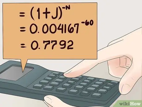 Calculeu els pagaments del préstec Pas 11