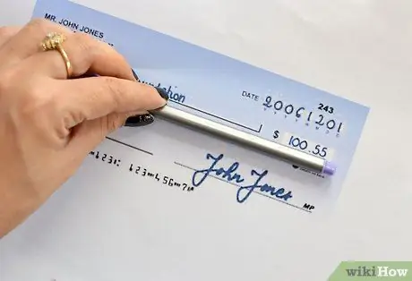 Een cheque lezen Stap 8