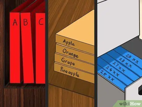 Establish an Office Filing System Step 1