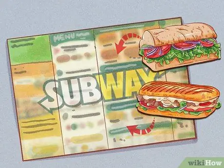 Bestill en Subway Sandwich Trinn 12