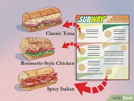 สั่งซื้อ Subway Sandwich ขั้นตอนที่ 3