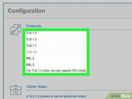 Controleer de TLS