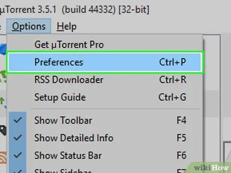 UTorrent ደረጃ 10 ን ያዋቅሩ