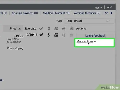 Anulați o comandă pe eBay Pasul 12