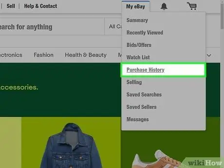 Anulați o comandă pe eBay Pasul 3