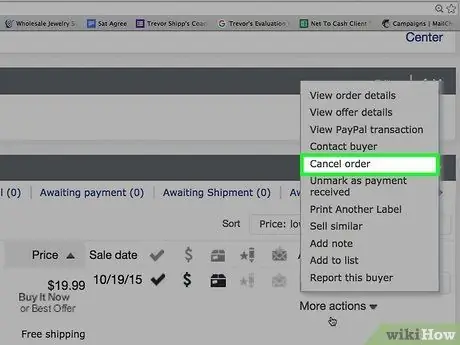 Annuller en ordre på eBay Trin 40