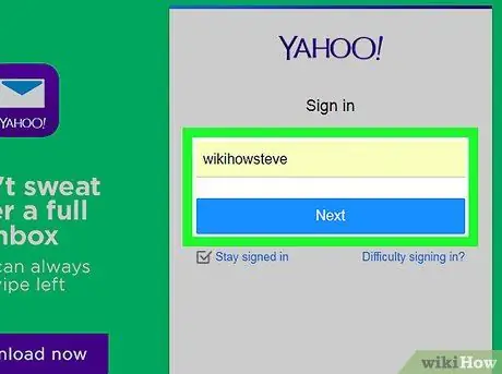 Elimina Yahoo! Account Passaggio 2