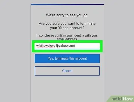 Ștergeți Yahoo! Conturi Pasul 5