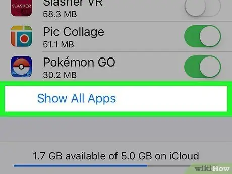 Uygulamaları iCloud Adım 12'den Silin