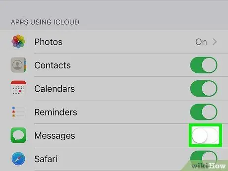 iCloud चरण 4 से ऐप्स हटाएं